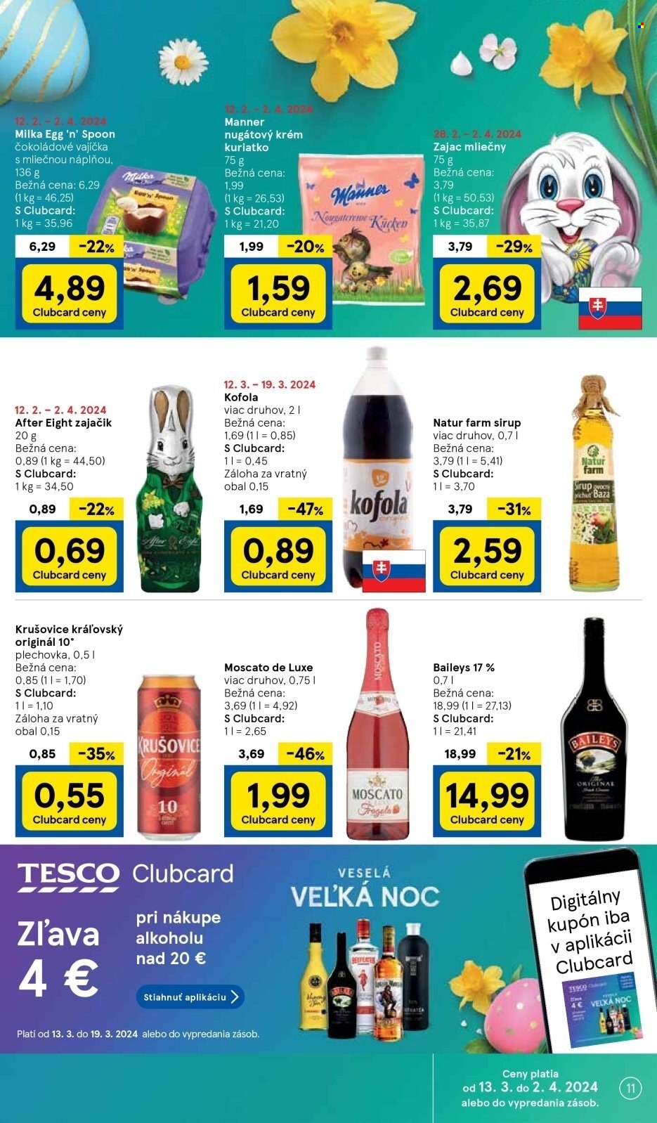 Leták TESCO supermarket - 13.3.2024 - 19.3.2024. Strana 11