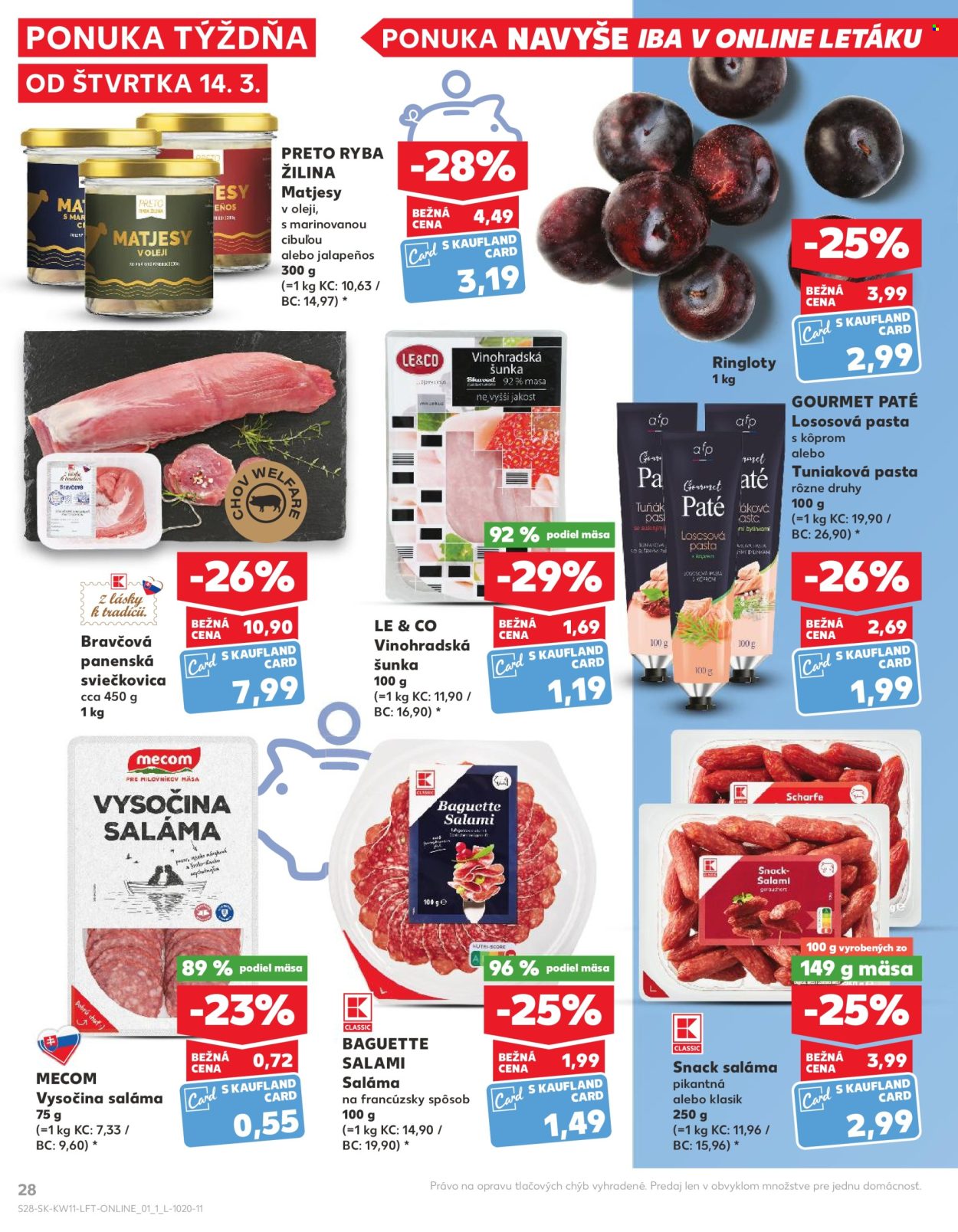 Leták Kaufland - 14.3.2024 - 20.3.2024. Strana 28