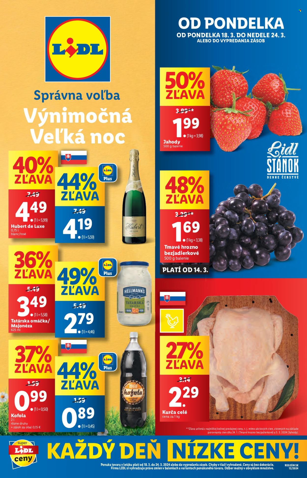 Leták Lidl - 18.3.2024 - 24.3.2024. Strana 1