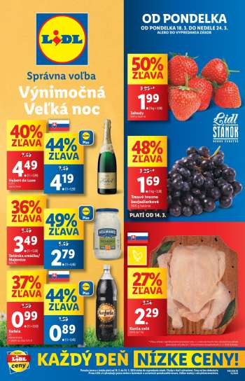 Leták Lidl - 18.3.2024 - 24.3.2024.