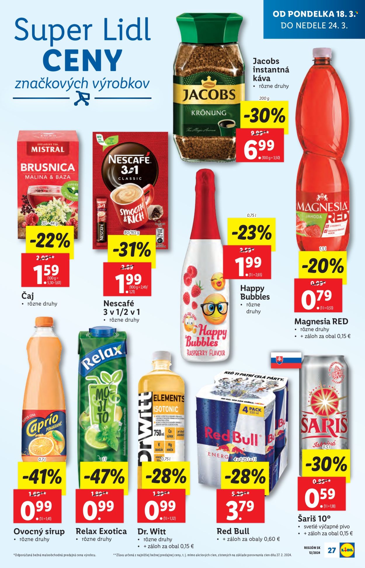 Leták Lidl - 18.3.2024 - 24.3.2024. Strana 39