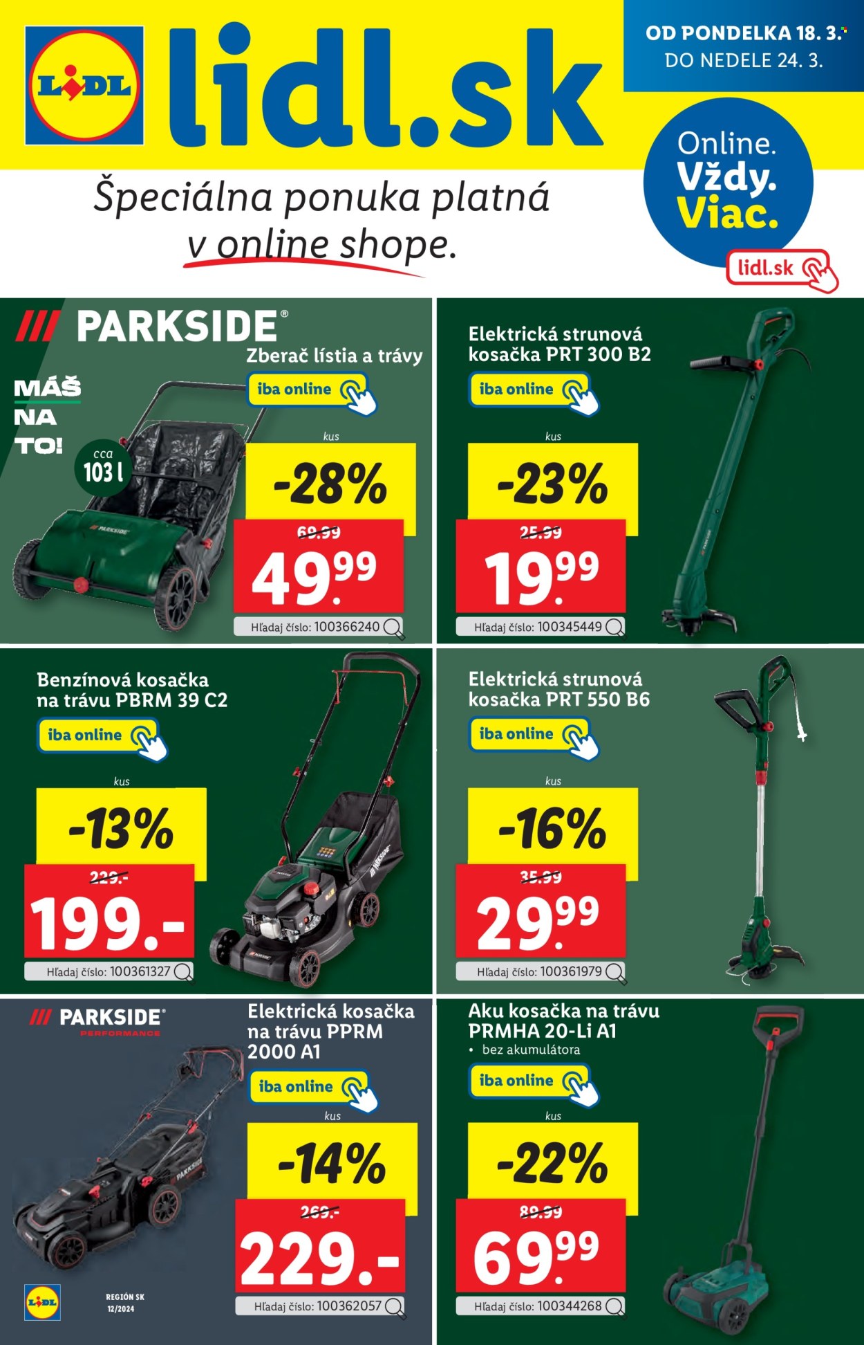 Leták Lidl - 18.3.2024 - 24.3.2024. Strana 52
