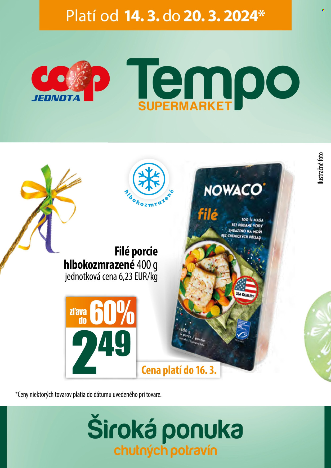 Leták COOP Jednota - 14.3.2024 - 20.3.2024. Strana 1