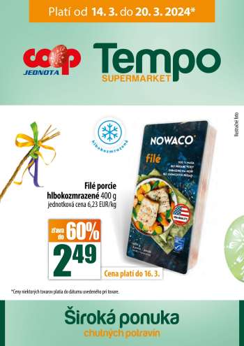 Leták COOP Jednota - 14.3.2024 - 20.3.2024.