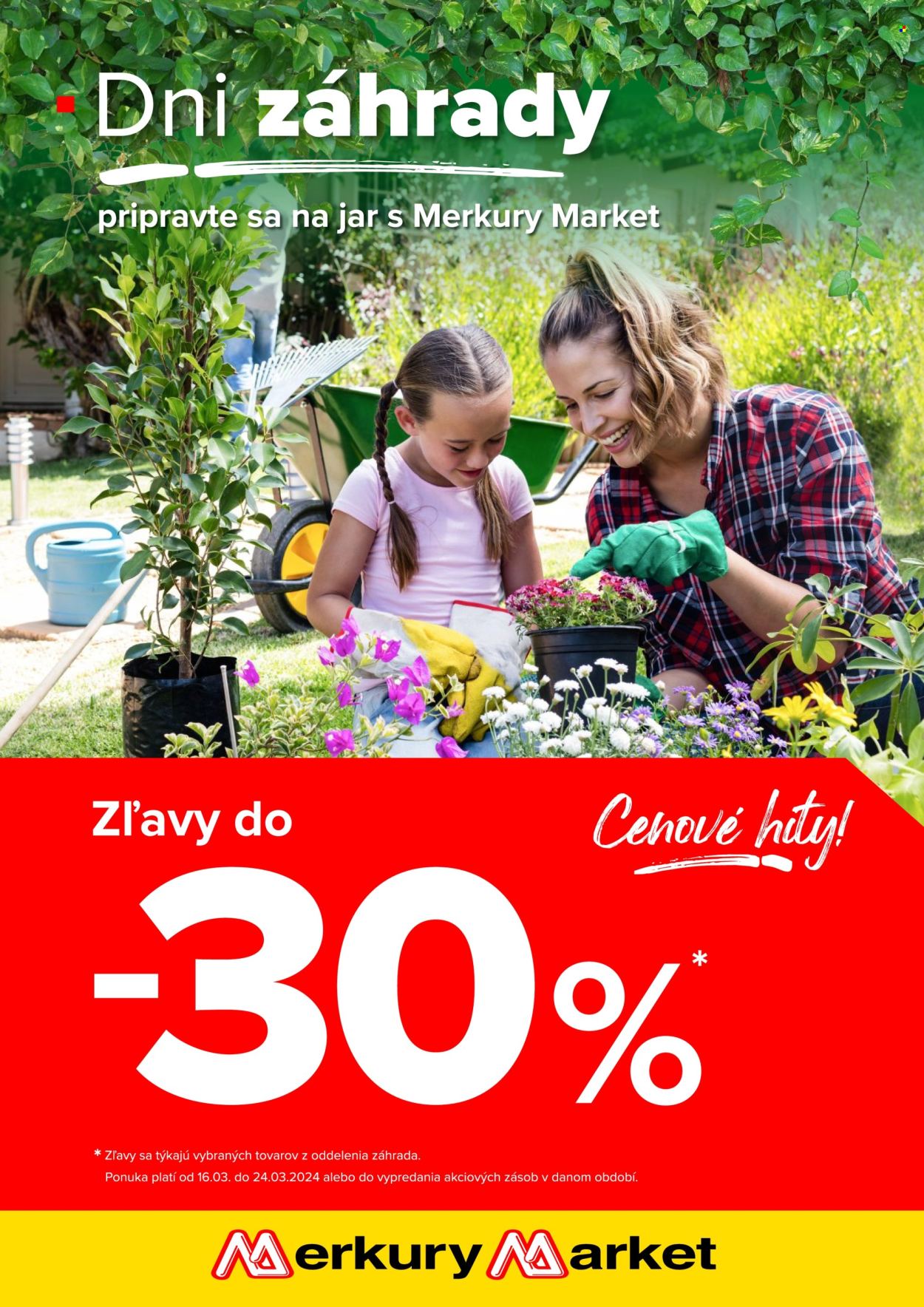 Leták Merkury Market - 16.3.2024 - 24.3.2024. Strana 1