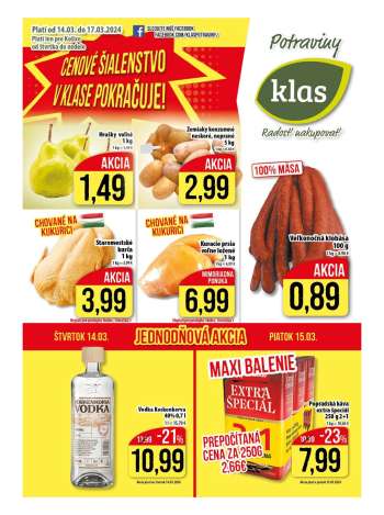 Leták Klas - 14.3.2024 - 17.3.2024.