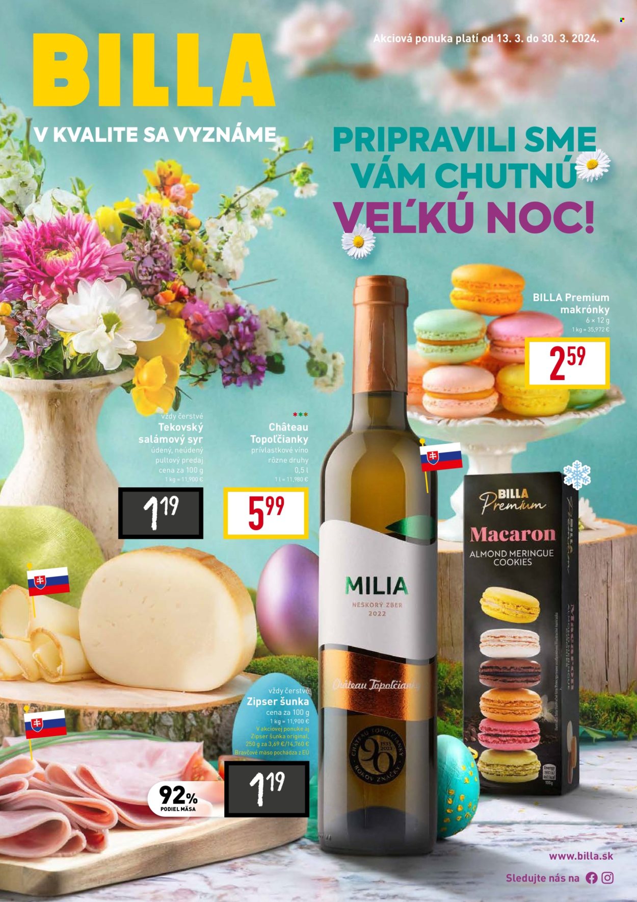 Leták Billa - 13.3.2024 - 30.3.2024. Strana 1
