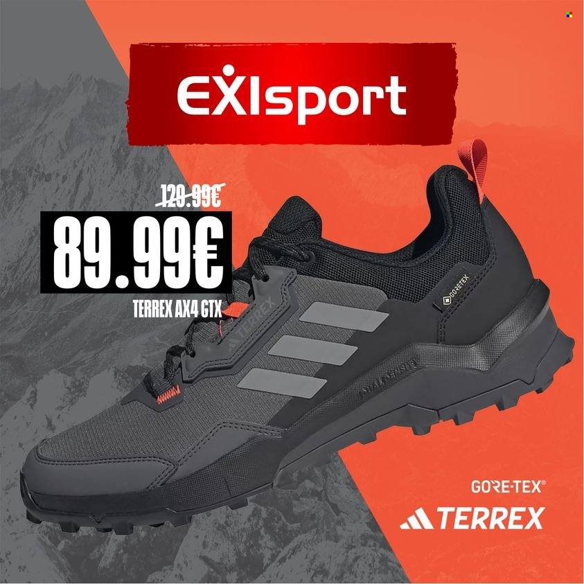 Leták Exisport. Strana 1