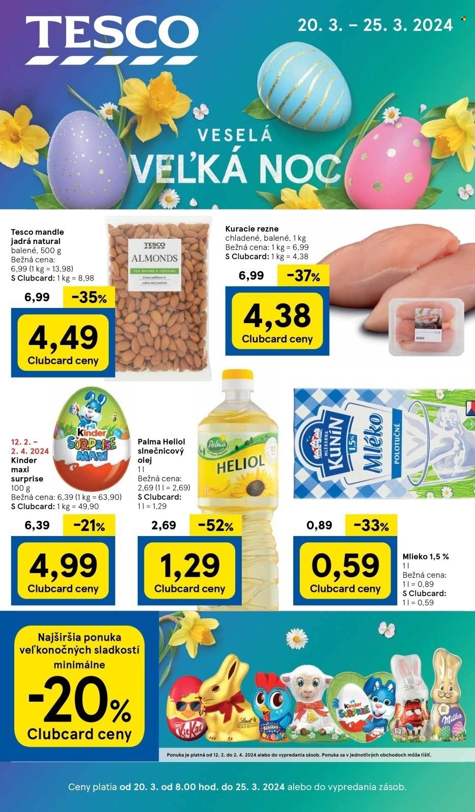 Leták TESCO - 20.3.2024 - 25.3.2024. Strana 1
