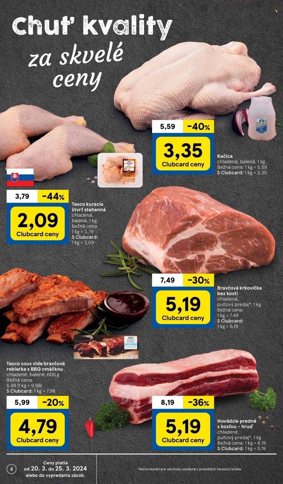 Leták TESCO - 20.3.2024 - 25.3.2024. Strana 4