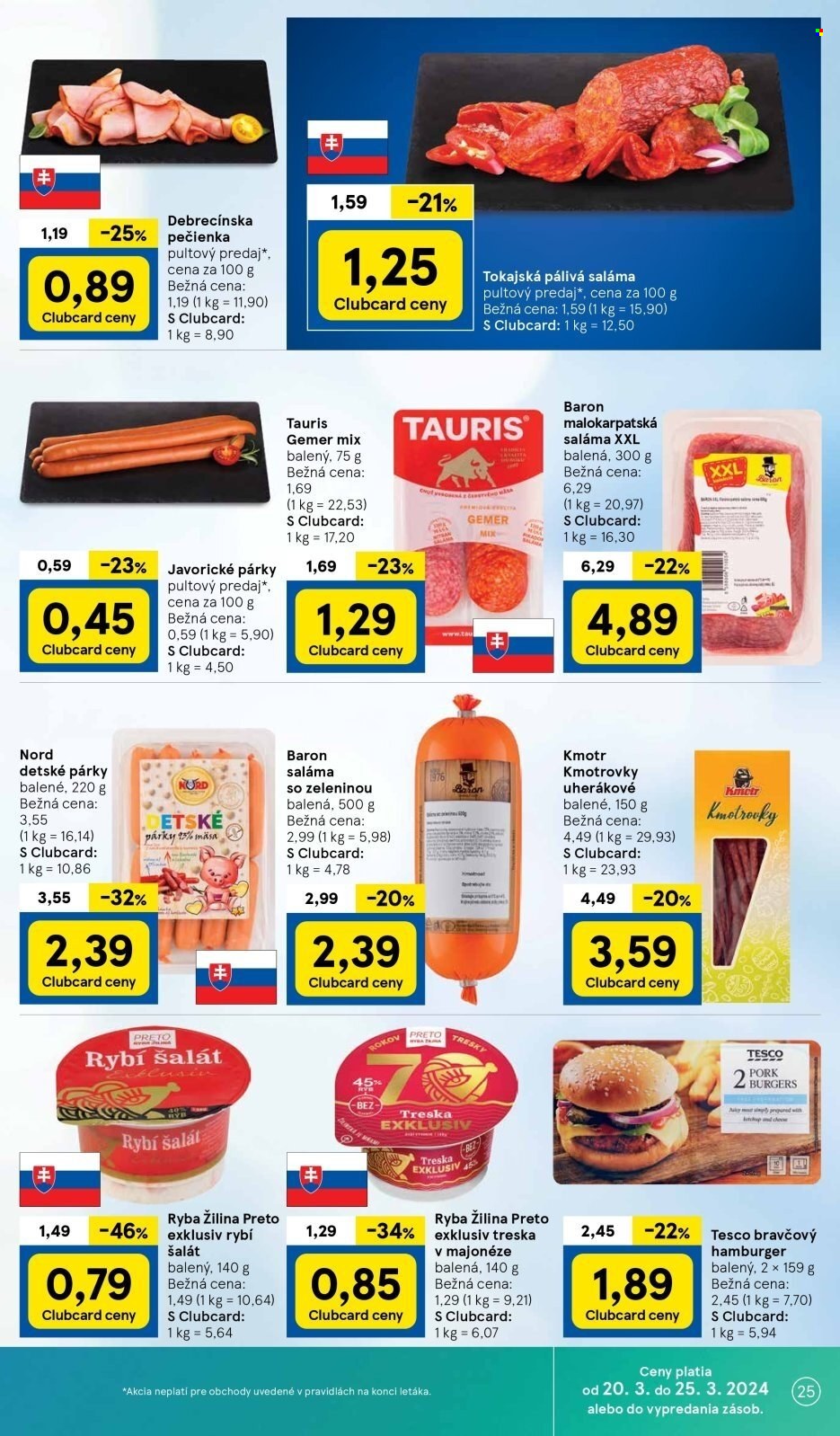 Leták TESCO - 20.3.2024 - 25.3.2024. Strana 25