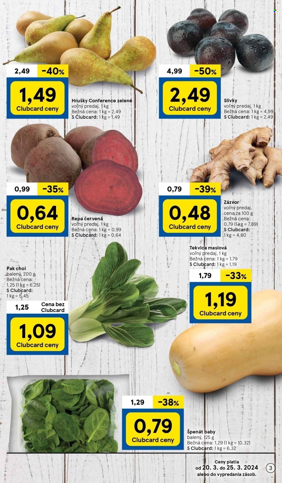 Leták TESCO supermarket - 20.3.2024 - 25.3.2024. Strana 3