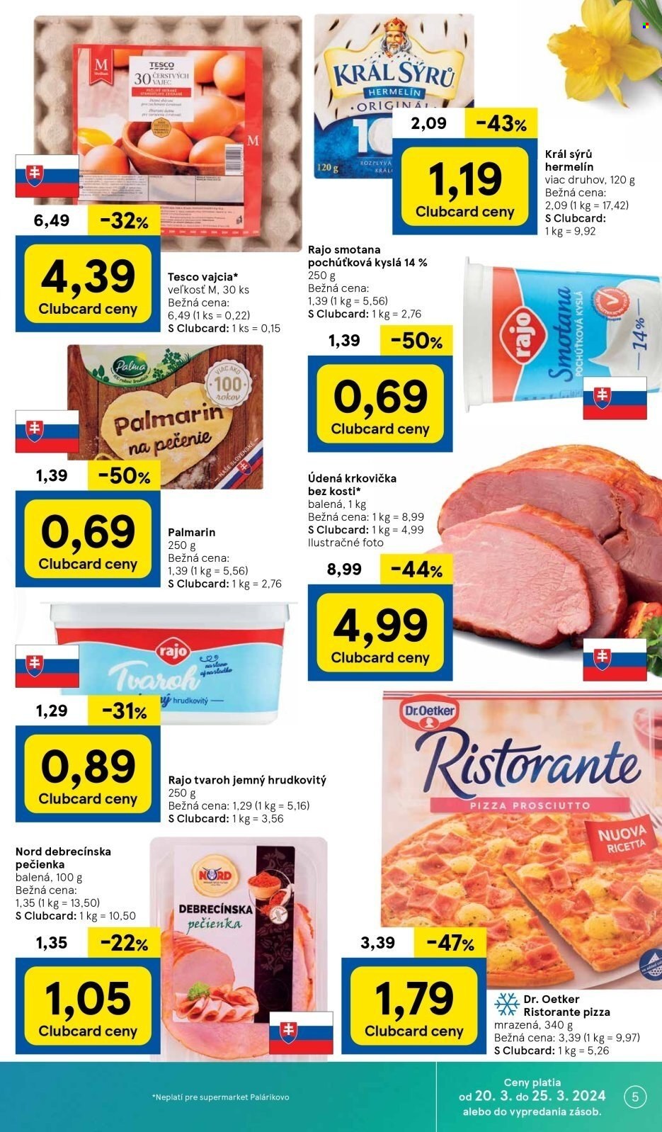 Leták TESCO supermarket - 20.3.2024 - 25.3.2024. Strana 5