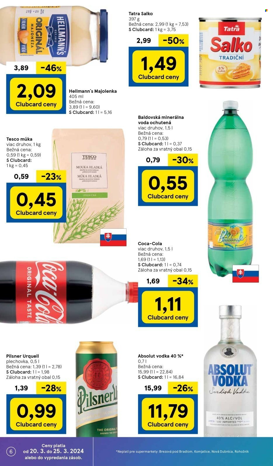 Leták TESCO supermarket - 20.3.2024 - 25.3.2024. Strana 6