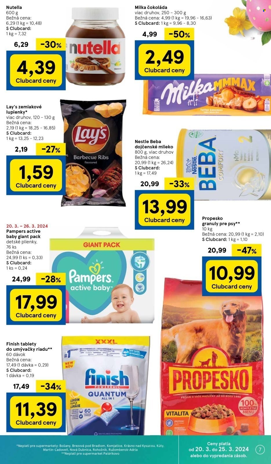 Leták TESCO supermarket - 20.3.2024 - 25.3.2024. Strana 7