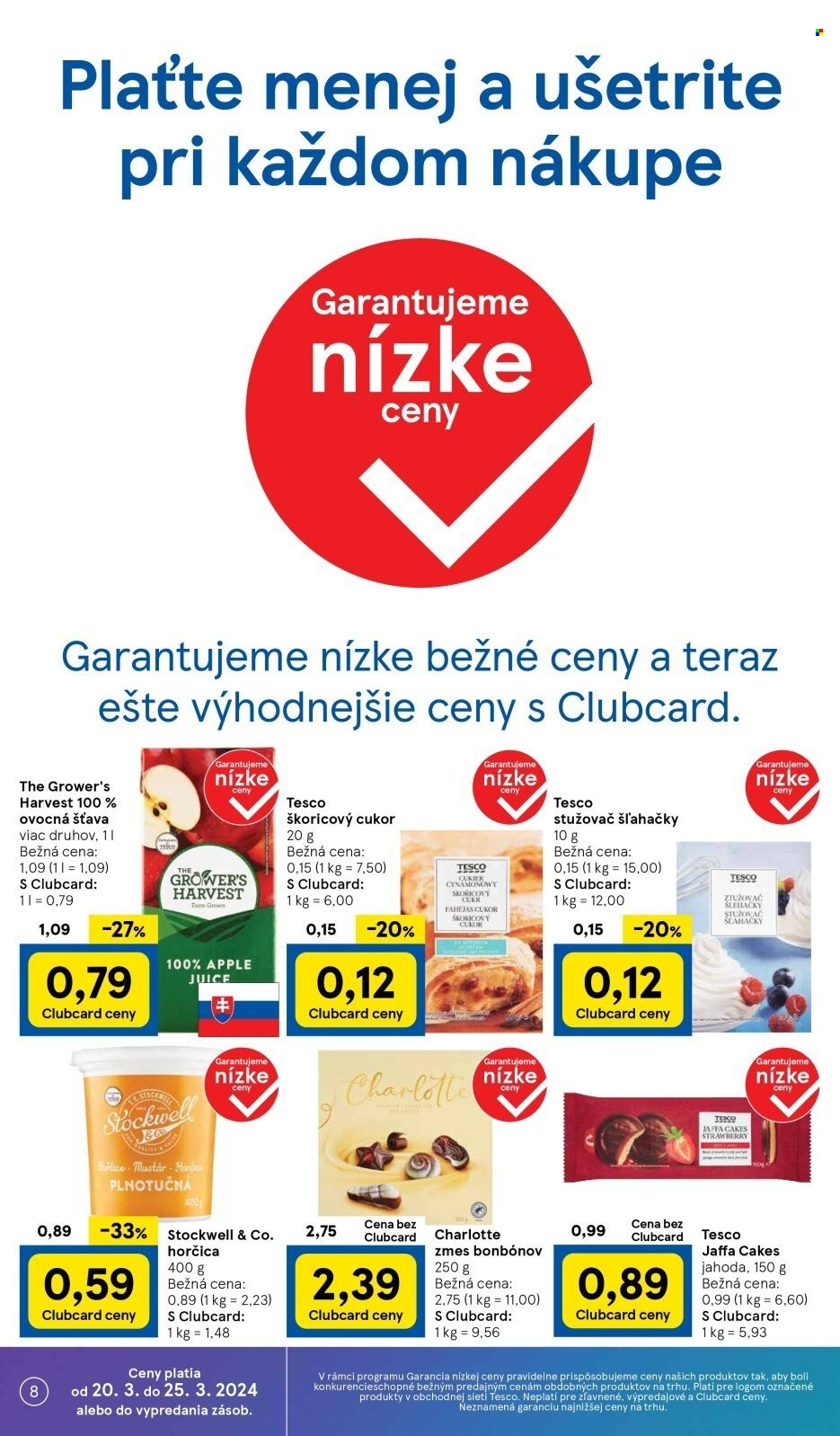Leták TESCO supermarket - 20.3.2024 - 25.3.2024. Strana 8