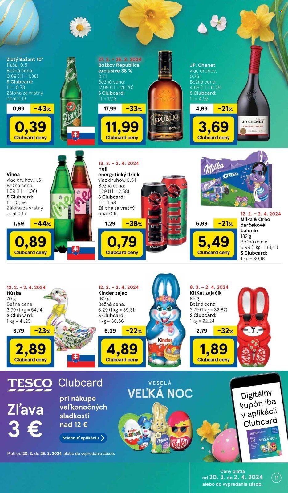 Leták TESCO supermarket - 20.3.2024 - 25.3.2024. Strana 11