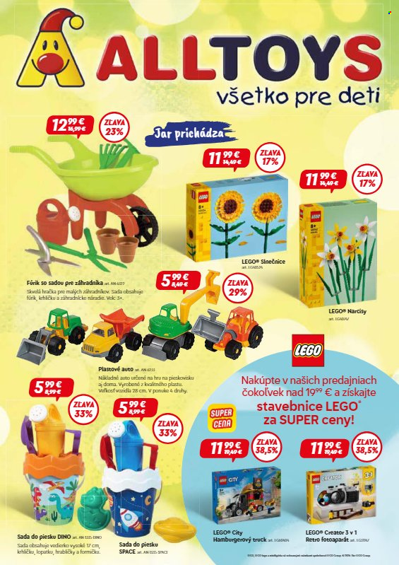 Leták Alltoys - 18.3.2024 - 1.5.2024. Strana 1