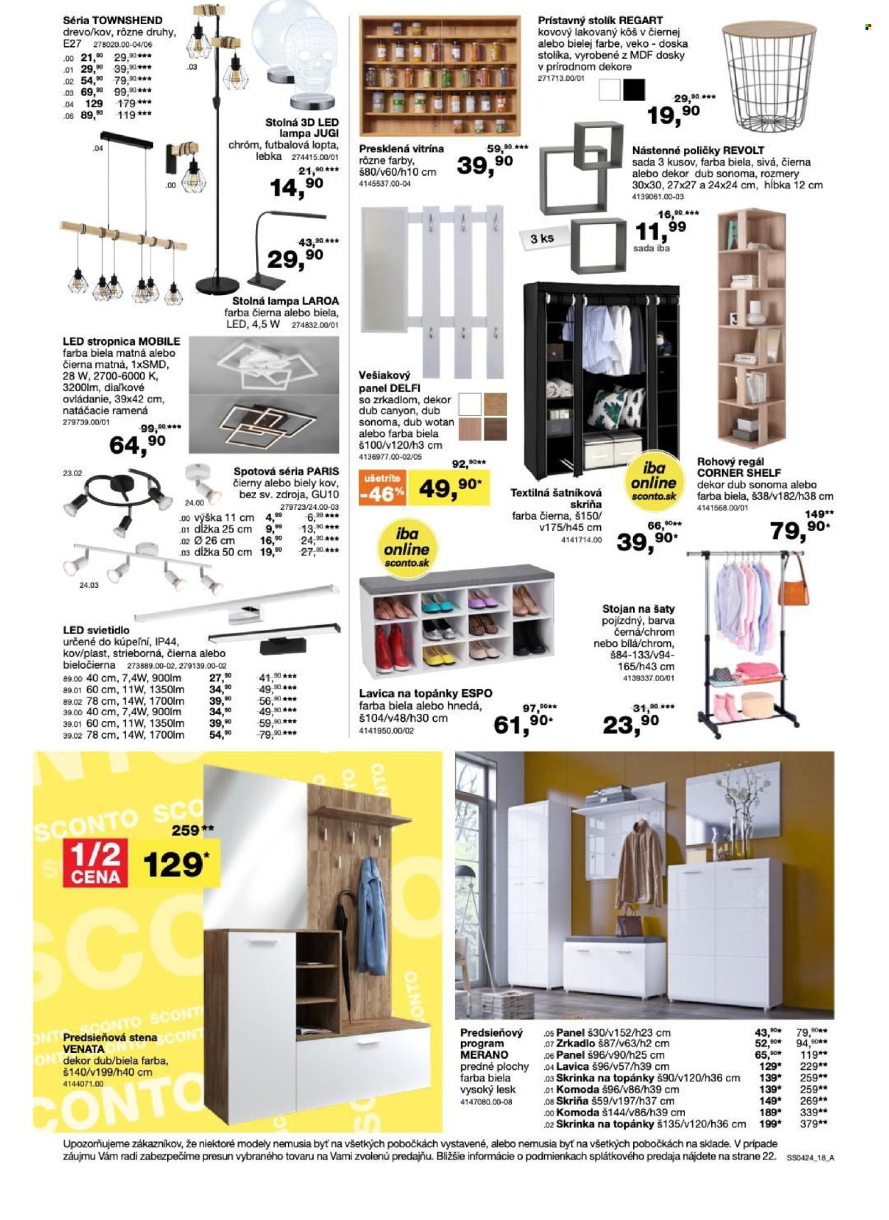 Leták Sconto nábytok - 20.3.2024 - 9.4.2024. Strana 18