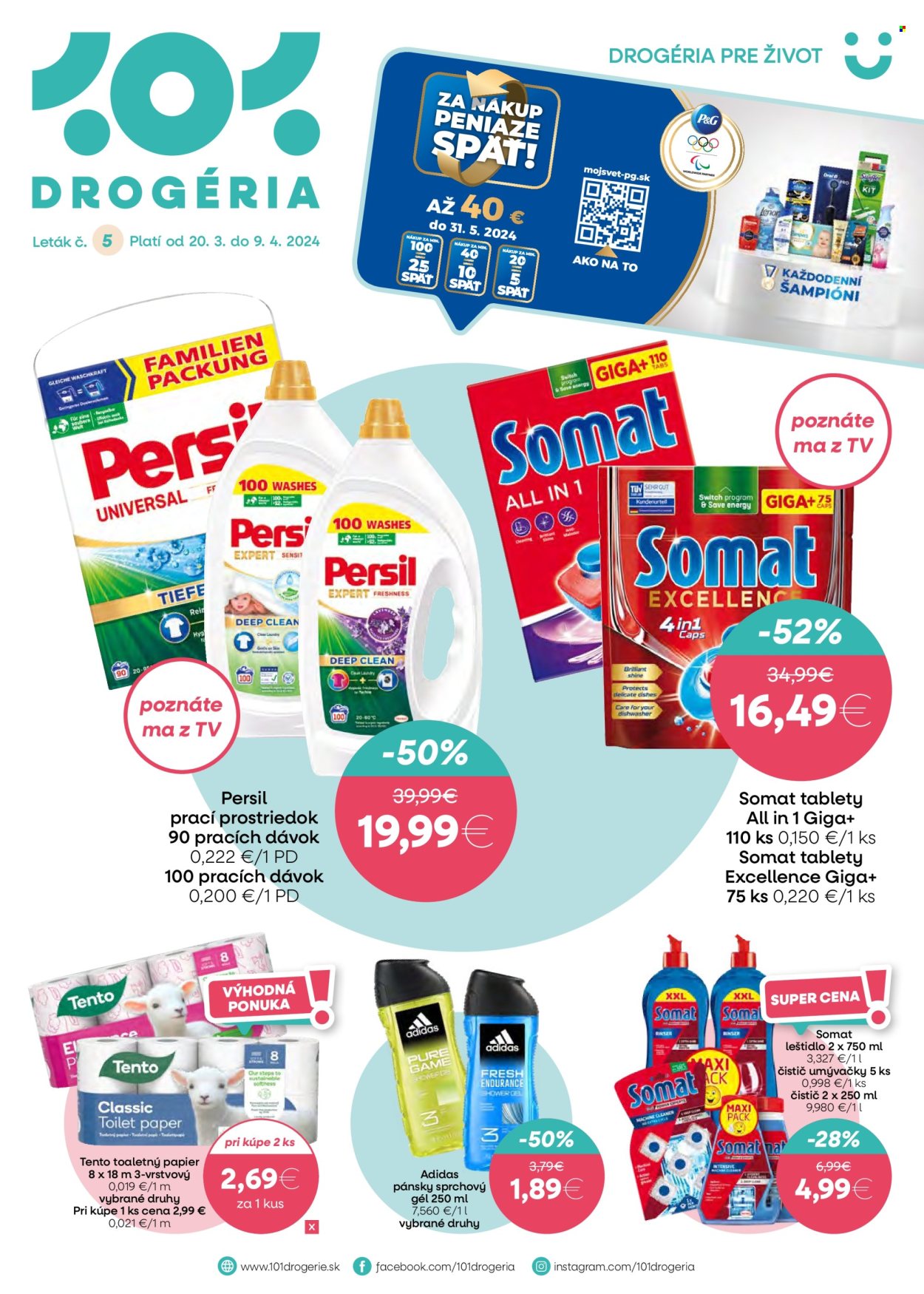 Leták 101 Drogerie - 20.3.2024 - 9.4.2024. Strana 1