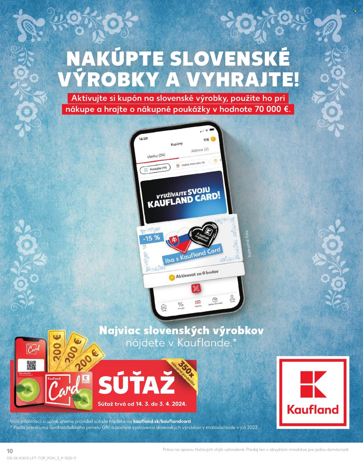 Leták Kaufland - 21.3.2024 - 27.3.2024. Strana 10