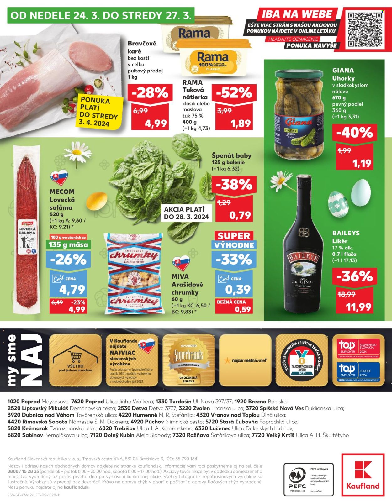 Leták Kaufland - 21.3.2024 - 27.3.2024. Strana 58