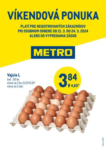 Leták Metro - 21.3.2024 - 24.3.2024.