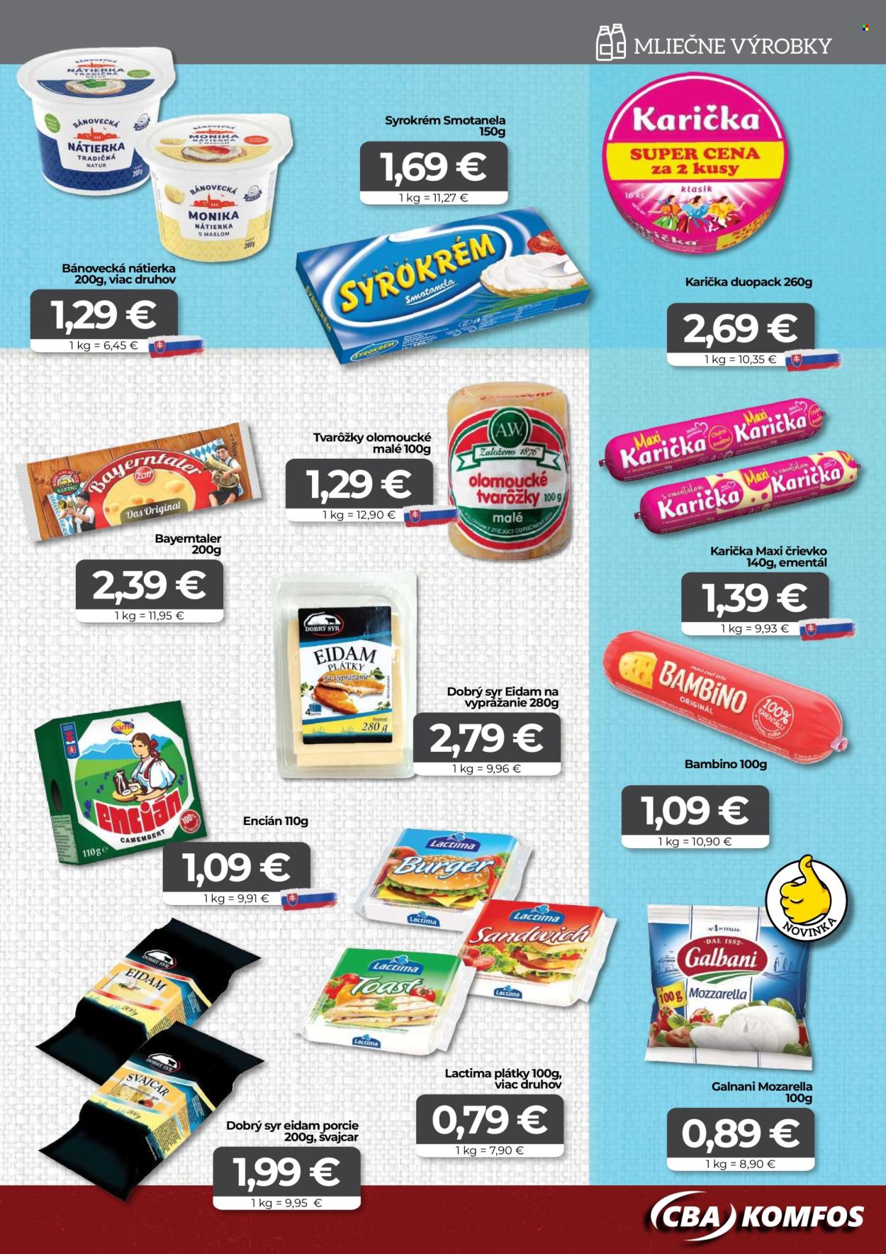 Leták CBA Komfos - 22.3.2024 - 2.4.2024. Strana 5