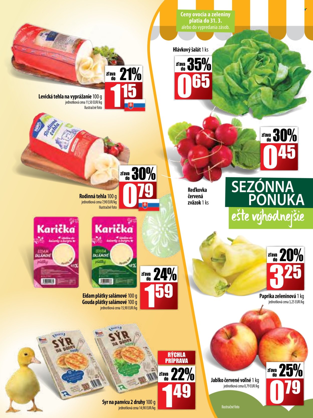 Leták COOP Jednota - 21.3.2024 - 3.4.2024. Strana 3