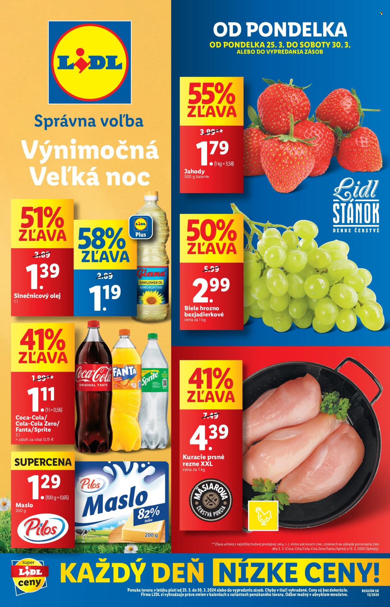 Leták Lidl - 25.3.2024 - 30.3.2024. Strana 1