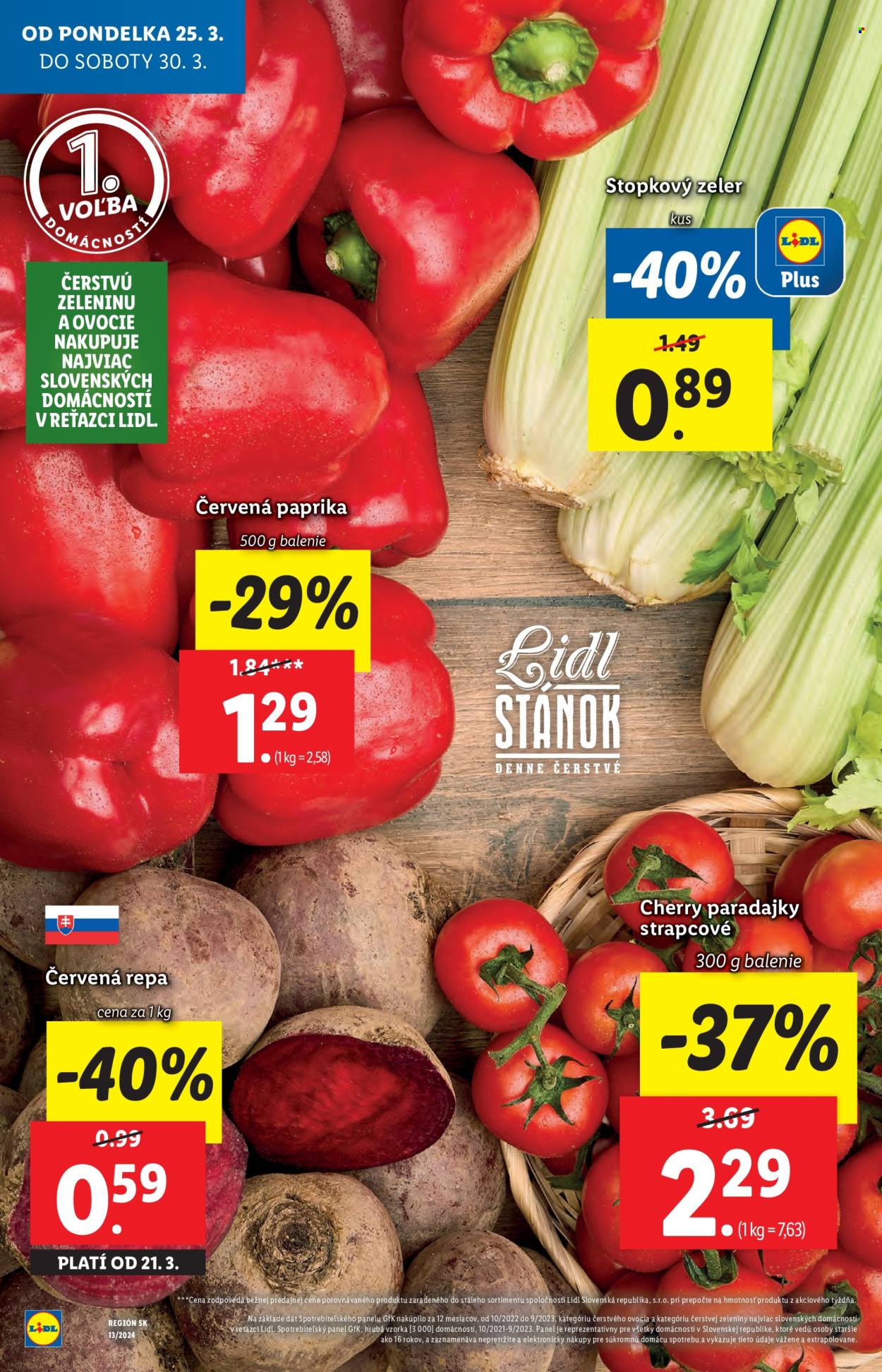Leták Lidl - 25.3.2024 - 30.3.2024. Strana 13