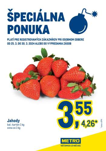 Leták Metro - 25.3.2024 - 30.3.2024.