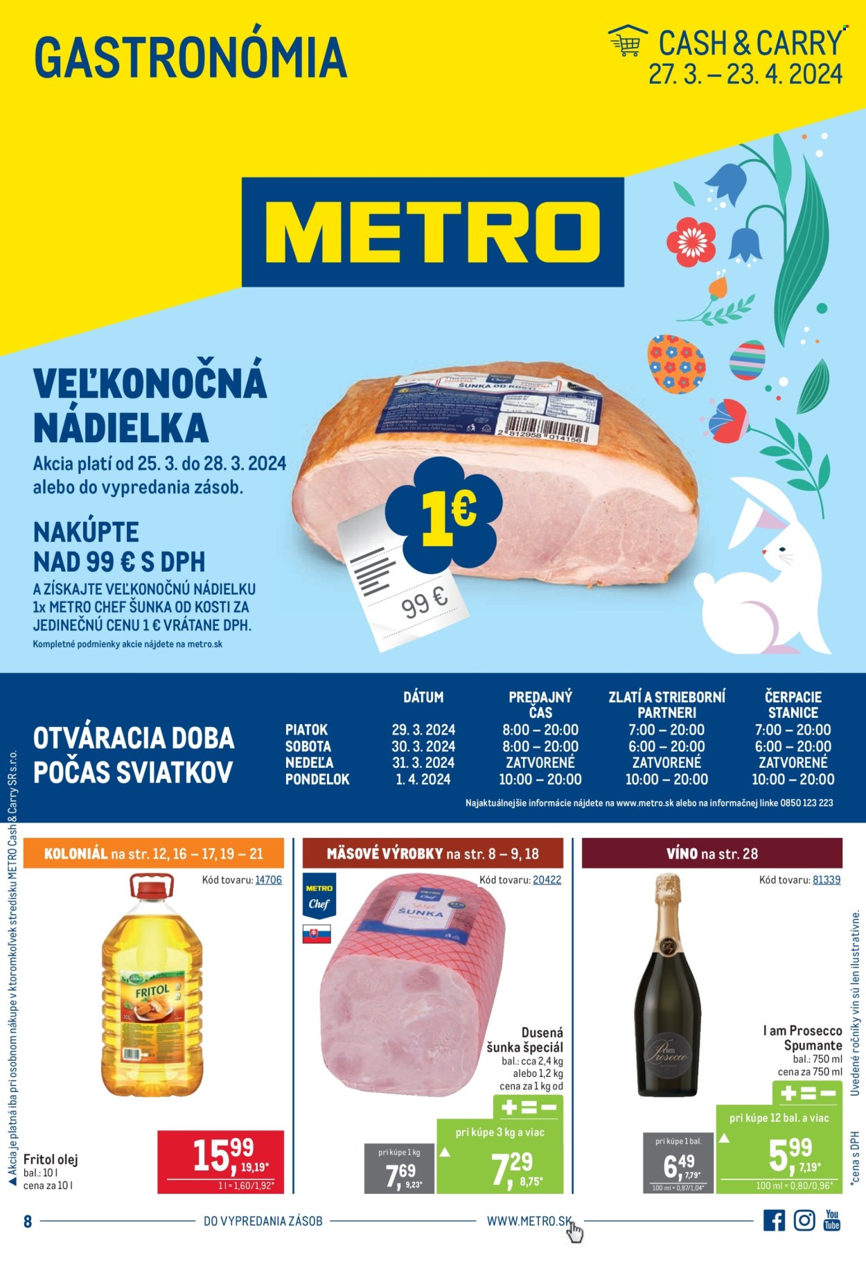 Leták Metro - 27.3.2024 - 23.4.2024. Strana 1