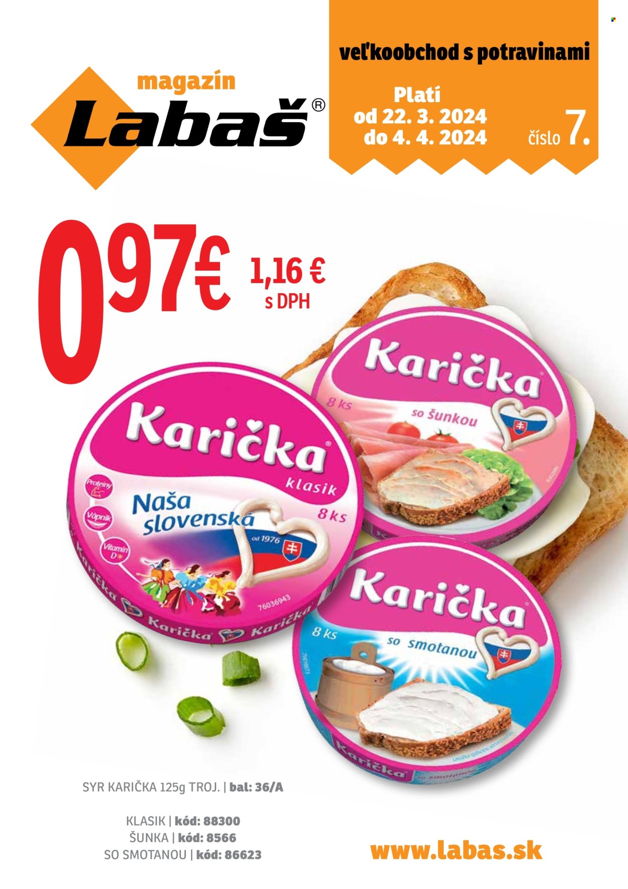 Leták Labaš - 22.3.2024 - 4.4.2024. Strana 1