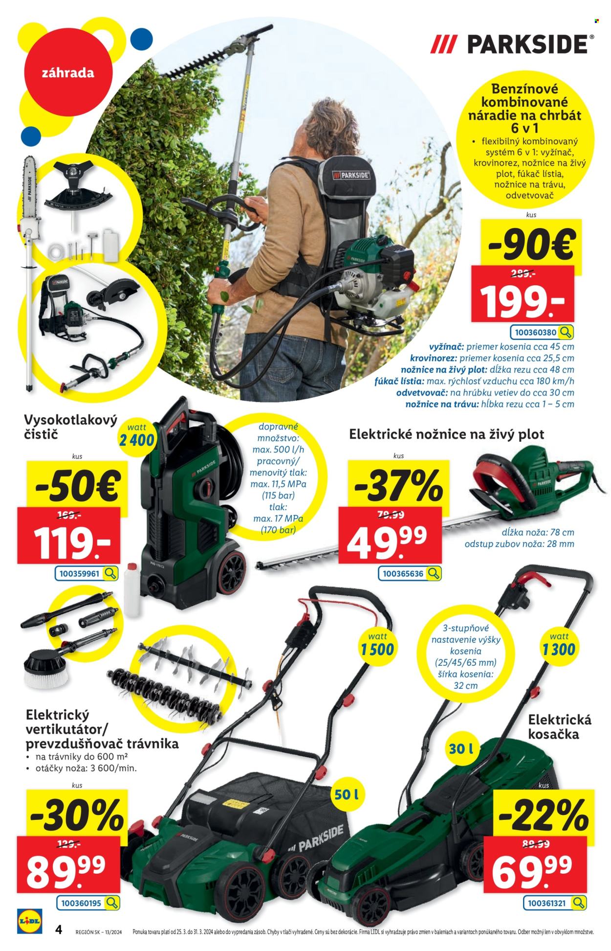 Leták Lidl - 25.3.2024 - 31.3.2024. Strana 4