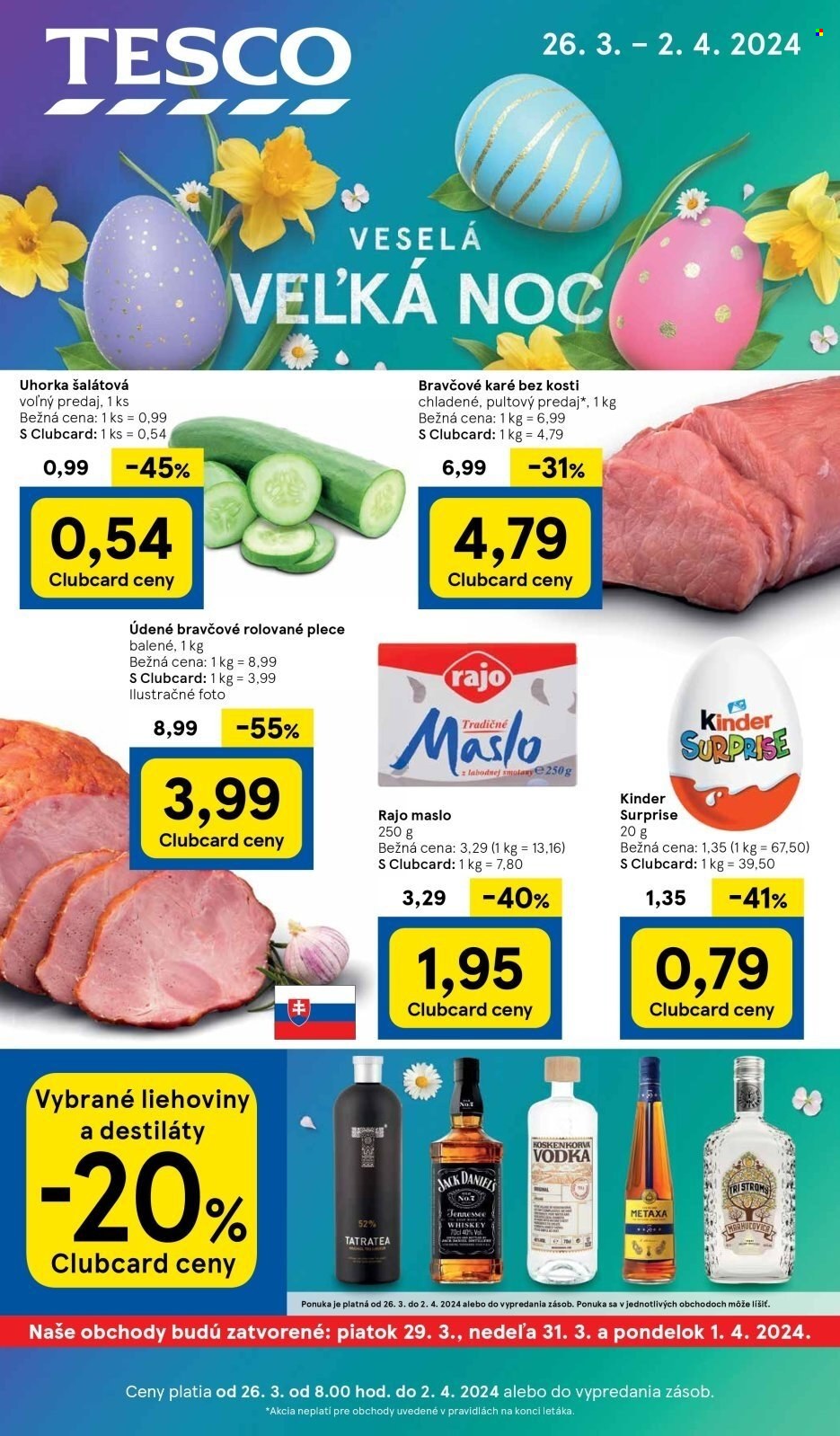 Leták TESCO - 26.3.2024 - 2.4.2024. Strana 1