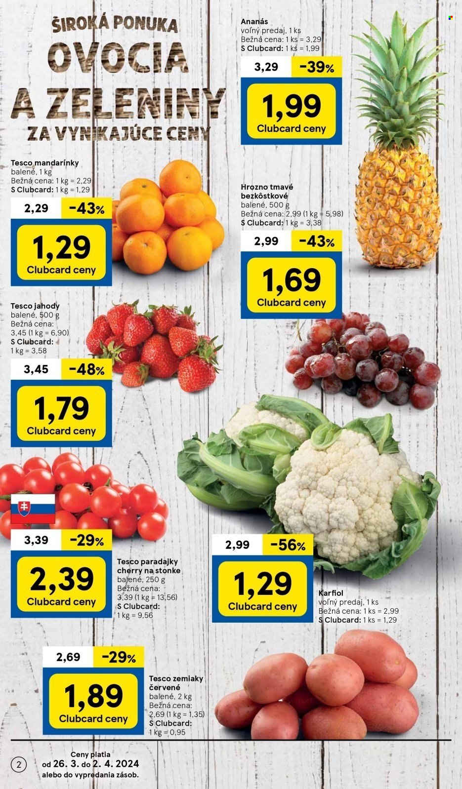 Leták TESCO - 26.3.2024 - 2.4.2024. Strana 2
