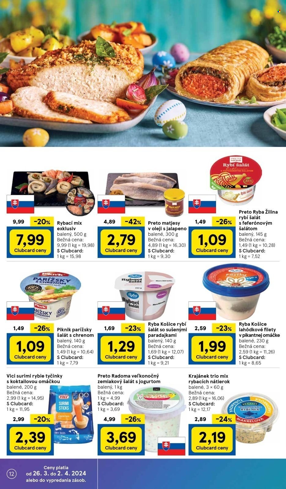 Leták TESCO - 26.3.2024 - 2.4.2024. Strana 12
