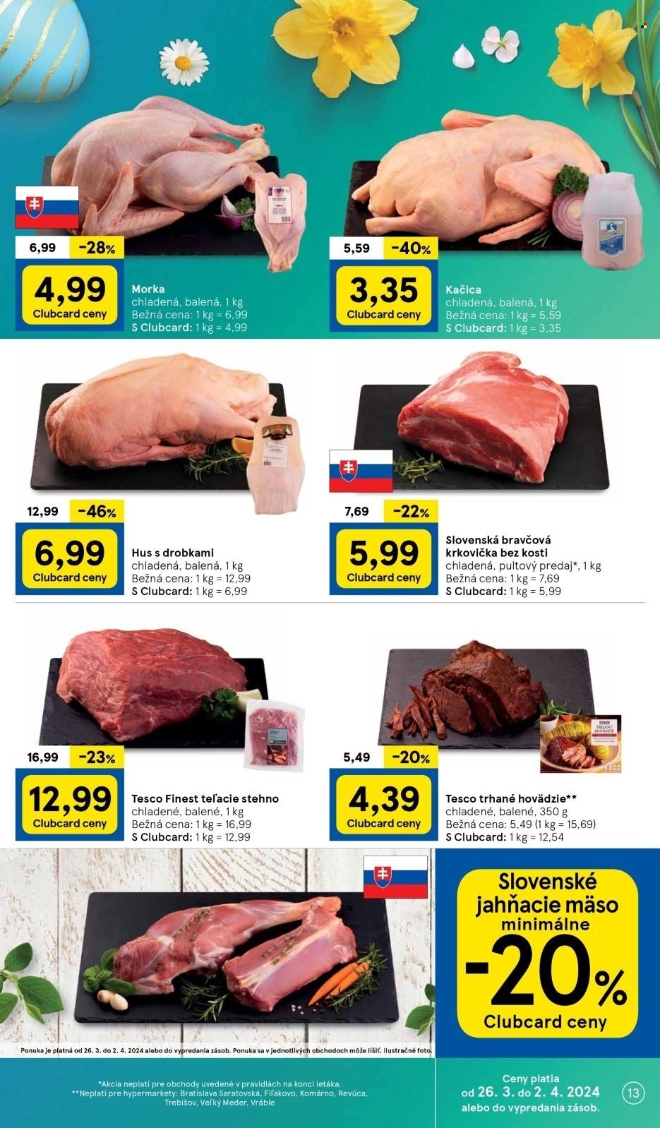 Leták TESCO - 26.3.2024 - 2.4.2024. Strana 13
