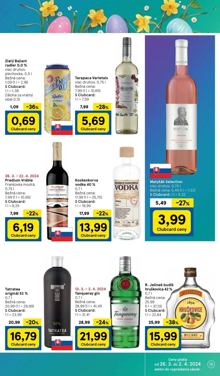 Leták TESCO - 26.3.2024 - 2.4.2024. Strana 15