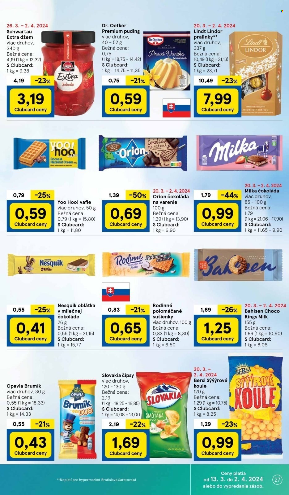 Leták TESCO - 26.3.2024 - 2.4.2024. Strana 27