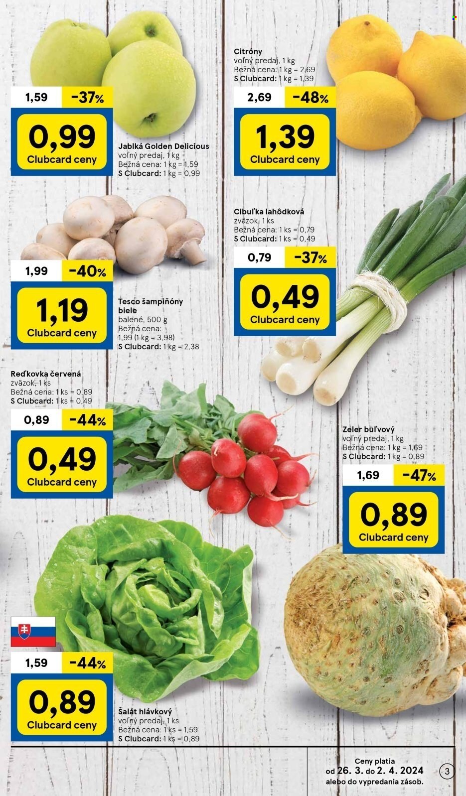 Leták TESCO supermarket - 26.3.2024 - 2.4.2024. Strana 3