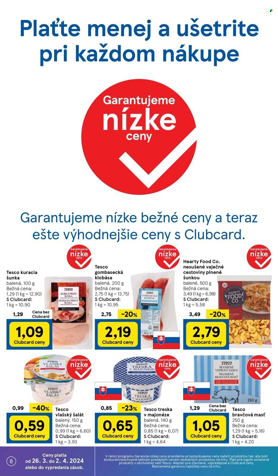 Leták TESCO supermarket - 26.3.2024 - 2.4.2024. Strana 8
