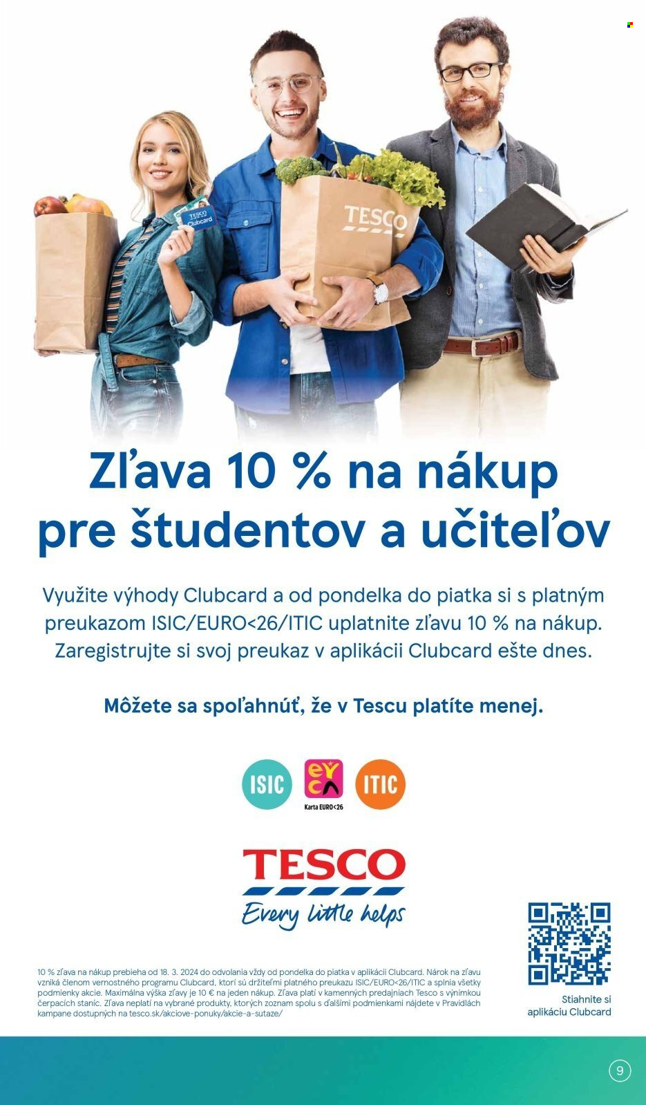 Leták TESCO supermarket - 26.3.2024 - 2.4.2024. Strana 9