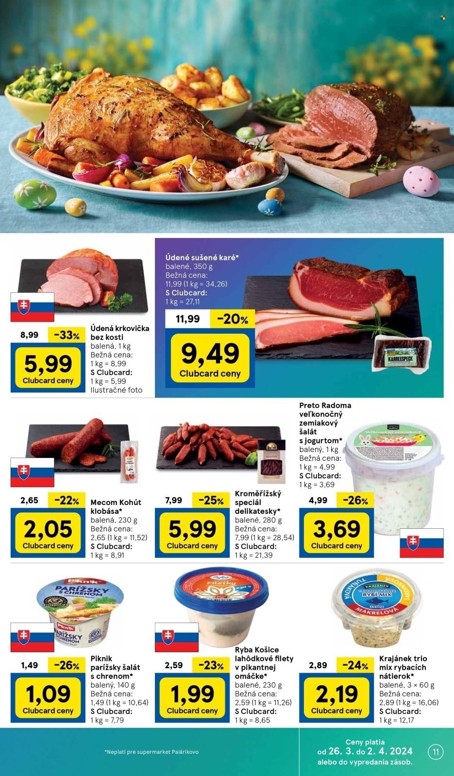 Leták TESCO supermarket - 26.3.2024 - 2.4.2024. Strana 11