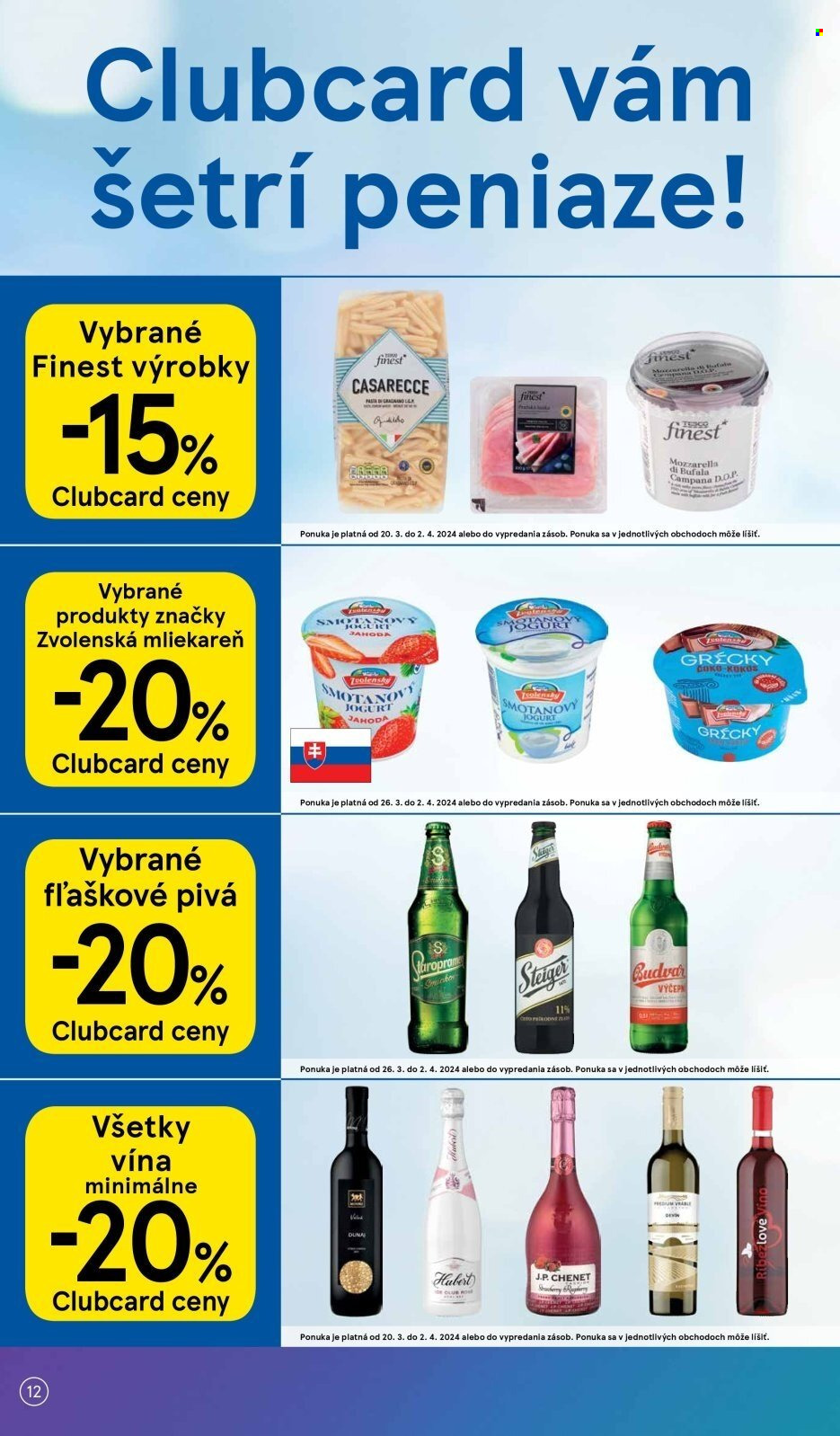 Leták TESCO supermarket - 26.3.2024 - 2.4.2024. Strana 12