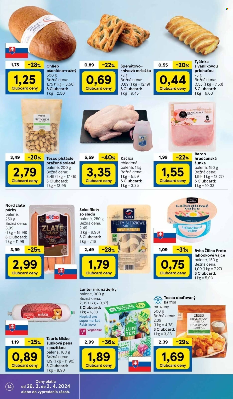 Leták TESCO supermarket - 26.3.2024 - 2.4.2024. Strana 14