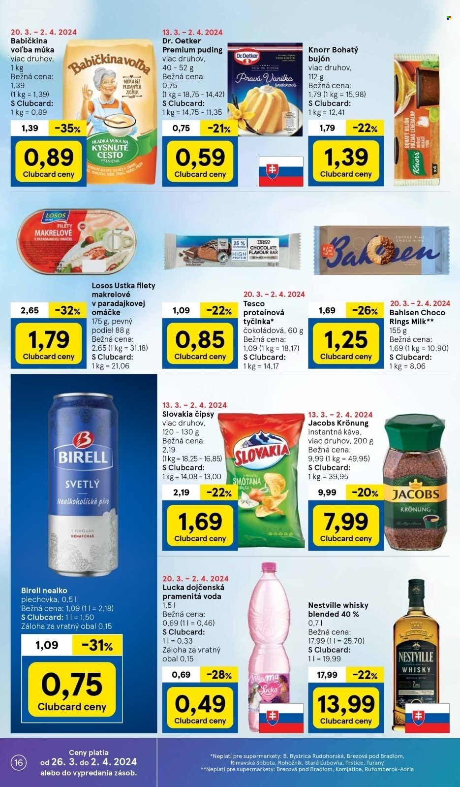 Leták TESCO supermarket - 26.3.2024 - 2.4.2024. Strana 16
