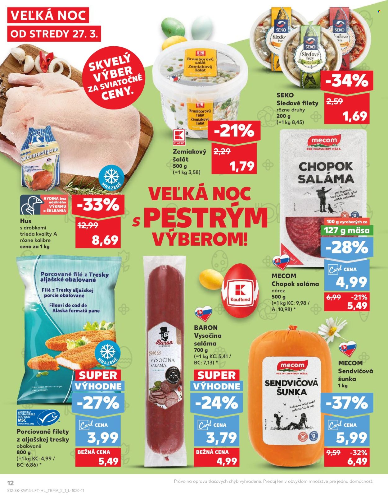 Leták Kaufland - 27.3.2024 - 3.4.2024. Strana 12