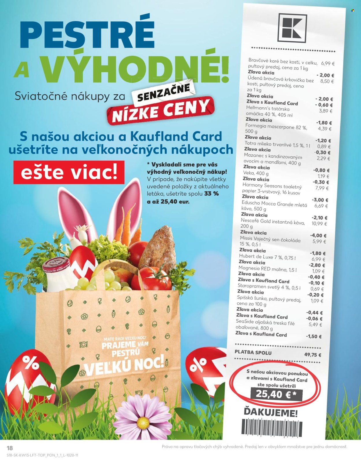 Leták Kaufland - 27.3.2024 - 3.4.2024. Strana 18